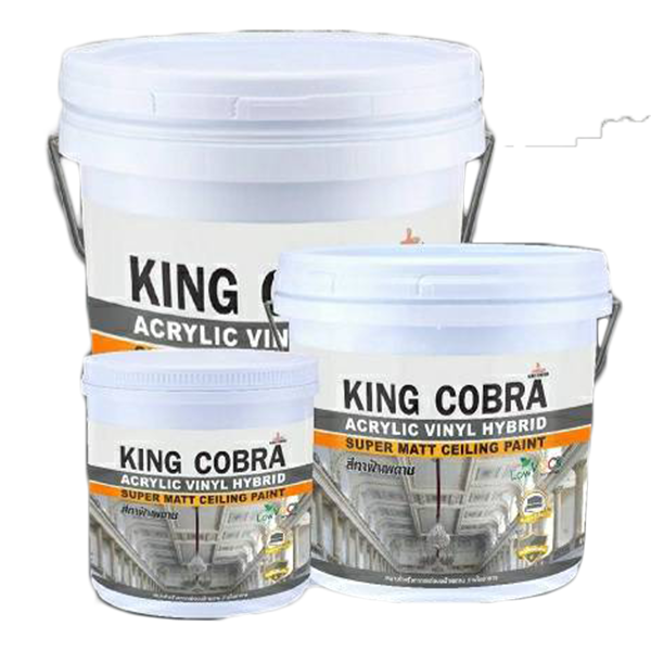 สีทาฝ้า King Cobra